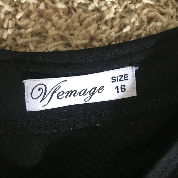 VfEmage black and white polka dot dress - Picture 3 of 4